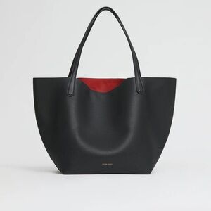 Mansur Gavriel Everyday Soft Tote in Black and Flamma (GUC!)